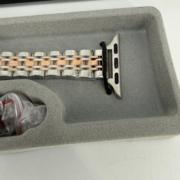 Metal Strap For Apple Watch 8 7 6 5 4 3 Slim Stainless Steel Band 38/41/40/45mm - Picture 4 of 7